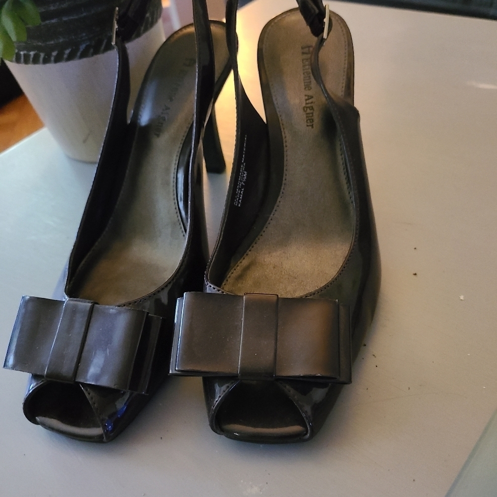 Etienne Aigner patent leather heels 7.5 hp🔥 - Picture 1 of 6